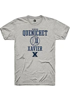 Karissa Quenichet  Xavier Musketeers Ash Rally NIL Sport Icon Short Sleeve T Shirt