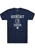 Karissa Quenichet  Xavier Musketeers Navy Blue Rally NIL Sport Icon Short Sleeve T Shirt