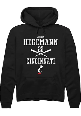 Joshua Hegemann Rally Cincinnati Bearcats Mens NIL Sport Icon Long Sleeve Hoodie