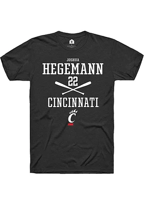 Joshua Hegemann Cincinnati Bearcats Rally NIL Sport Icon Short Sleeve T Shirt