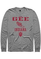Olivia Gee  Indiana Hoosiers Graphite Rally NIL Sport Icon Long Sleeve T Shirt