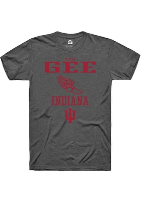 Olivia Gee  Indiana Hoosiers Dark Grey Rally NIL Sport Icon Short Sleeve T Shirt