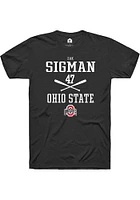 Zak Sigman Ohio State Buckeyes Rally NIL Sport Icon Short Sleeve T Shirt