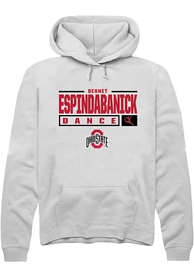 Bennet EspindaBanick Rally Ohio State Buckeyes Mens NIL Stacked Box Long Sleeve Hoodie