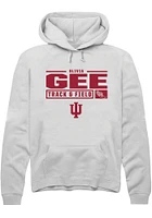 Olivia Gee Rally Indiana Hoosiers Mens NIL Stacked Box Long Sleeve Hoodie