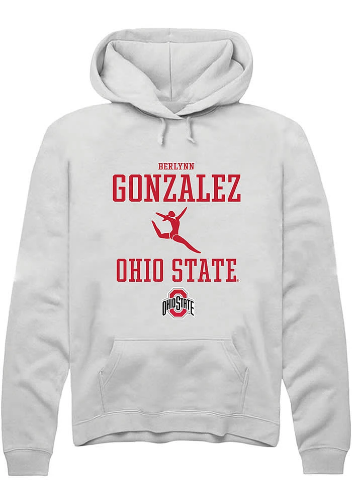 Berlynn Gonzalez Rally Ohio State Buckeyes Mens NIL Sport Icon Long Sleeve Hoodie