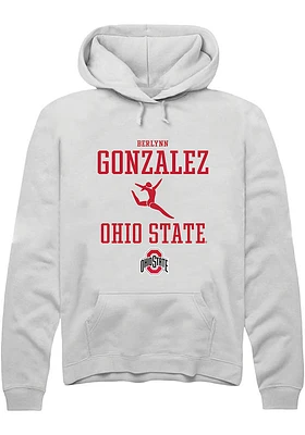 Berlynn Gonzalez Rally Ohio State Buckeyes Mens NIL Sport Icon Long Sleeve Hoodie