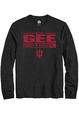 Olivia Gee Indiana Hoosiers Rally NIL Stacked Box Long Sleeve T Shirt