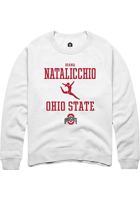 Diana Natalicchio Rally Ohio State Buckeyes Mens NIL Sport Icon Long Sleeve Crew Sweatshi