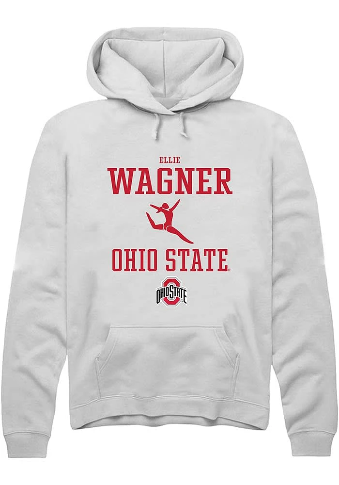 Ellie Wagner Rally Ohio State Buckeyes Mens NIL Sport Icon Long Sleeve Hoodie