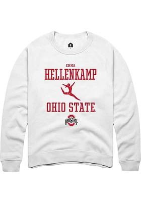 Emma Hellenkamp Rally Ohio State Buckeyes Mens NIL Sport Icon Long Sleeve Crew Sweatshirt