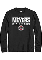 Hailey Meyers Ohio State Buckeyes Rally NIL Stacked Box Long Sleeve T Shirt