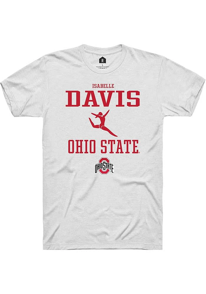 Isabelle Davis Ohio State Buckeyes Rally NIL Sport Icon Short Sleeve T Shirt