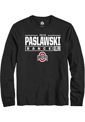 Julia Paslawski Ohio State Buckeyes Rally NIL Stacked Box Long Sleeve T Shirt