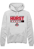 Kara Hurst Rally Ohio State Buckeyes Mens NIL Stacked Box Long Sleeve Hoodie