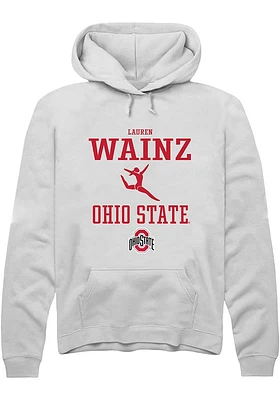 Lauren Wainz Rally Ohio State Buckeyes Mens NIL Sport Icon Long Sleeve Hoodie