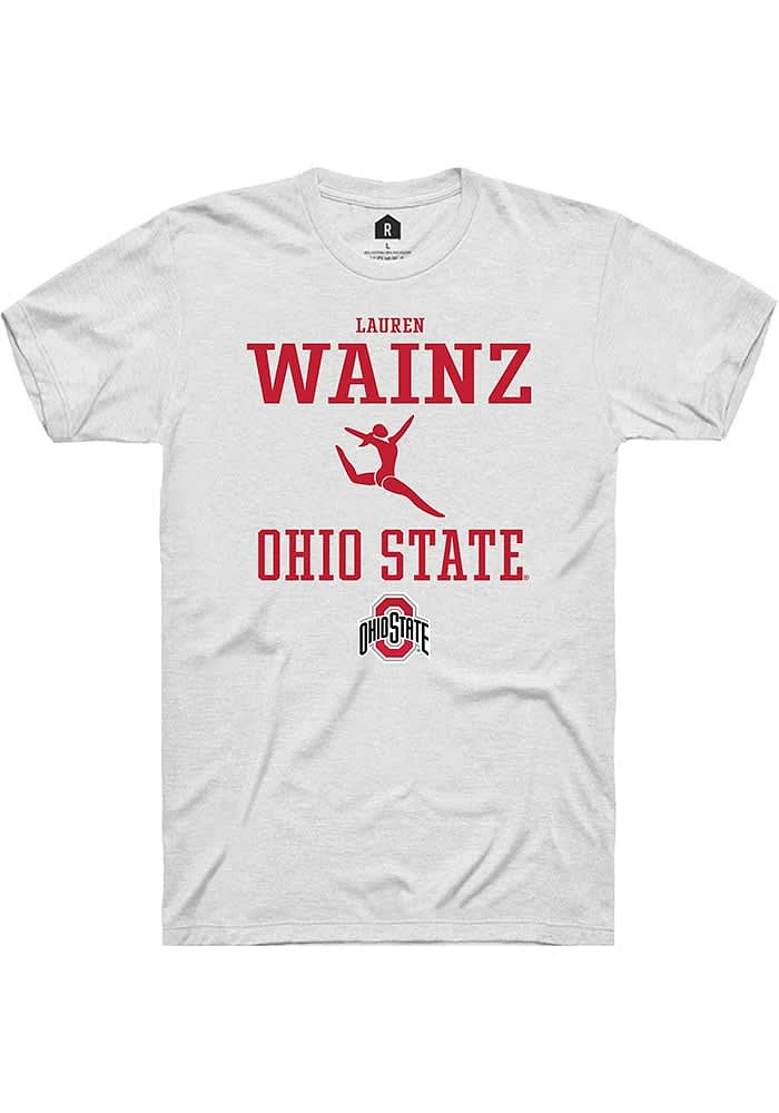 Lauren Wainz Ohio State Buckeyes Rally NIL Sport Icon Short Sleeve T Shirt