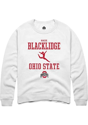 Macie Blacklidge Rally Ohio State Buckeyes Mens NIL Sport Icon Long Sleeve Crew Sweatshir