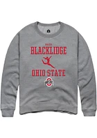 Macie Blacklidge Rally Ohio State Buckeyes Mens NIL Sport Icon Long Sleeve Crew Sweatshirt