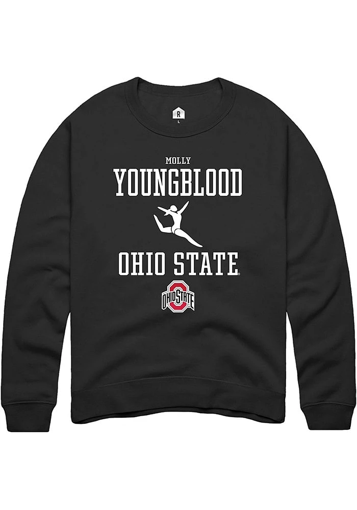 Molly Youngblood Rally Ohio State Buckeyes Mens NIL Sport Icon Long Sleeve Crew Sweatshir