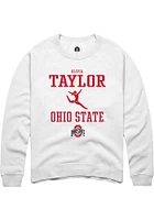 Olivia Taylor Rally Ohio State Buckeyes Mens NIL Sport Icon Long Sleeve Crew Sweatshirt