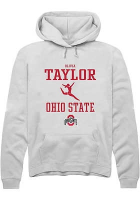 Olivia Taylor Rally Ohio State Buckeyes Mens NIL Sport Icon Long Sleeve Hoodie