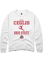 Reagan Ceglio Rally Ohio State Buckeyes Mens NIL Sport Icon Long Sleeve Crew Sweatshirt