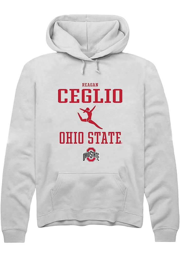 Reagan Ceglio Rally Ohio State Buckeyes Mens NIL Sport Icon Long Sleeve Hoodie