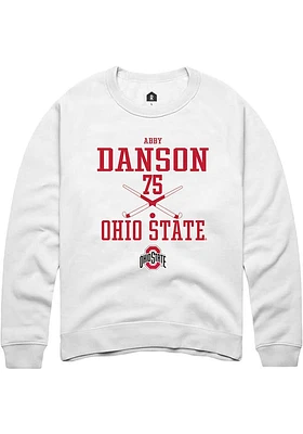 Abby Danson Rally Ohio State Buckeyes Mens NIL Sport Icon Long Sleeve Crew Sweatshirt