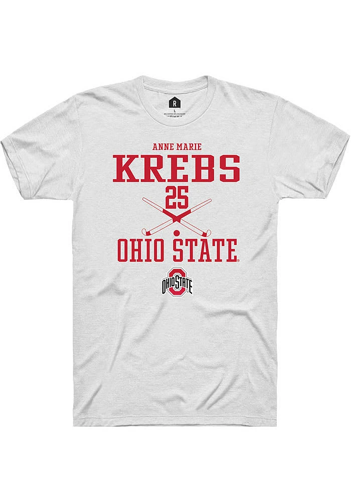 Anne Marie Krebs Ohio State Buckeyes Rally NIL Sport Icon Short Sleeve T Shirt