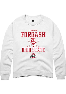 Cameryn Forgash Rally Ohio State Buckeyes Mens NIL Sport Icon Long Sleeve Crew Sweatshirt