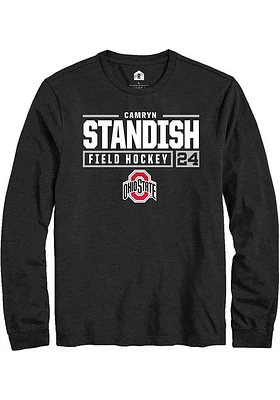 Camryn Standish Ohio State Buckeyes Rally NIL Stacked Box Long Sleeve T Shirt