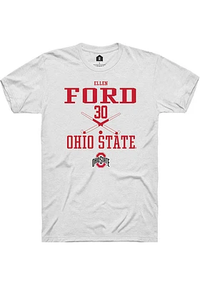 Ellen Ford Ohio State Buckeyes Rally NIL Sport Icon Short Sleeve T Shirt