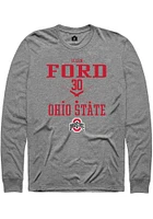 Ellen Ford Ohio State Buckeyes Rally NIL Sport Icon Long Sleeve T Shirt