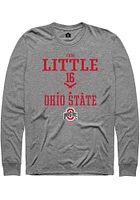 Erin Little  Ohio State Buckeyes Graphite Rally NIL Sport Icon Long Sleeve T Shirt