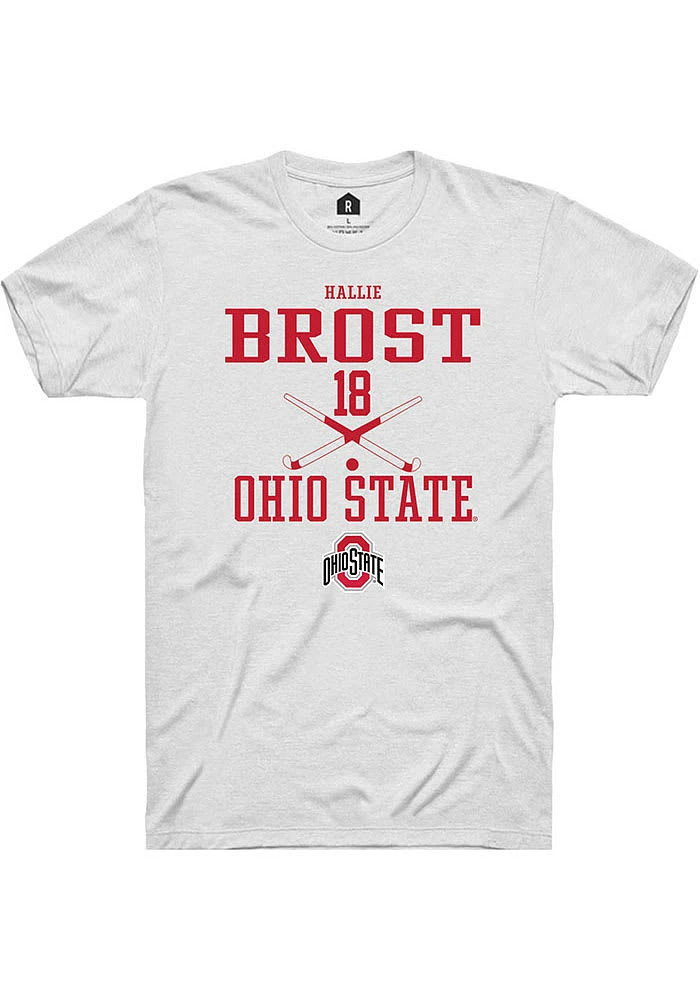 Hallie Brost Ohio State Buckeyes Rally NIL Sport Icon Short Sleeve T Shirt