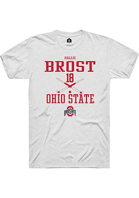 Hallie Brost Ohio State Buckeyes Rally NIL Sport Icon Short Sleeve T Shirt