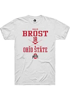 Hallie Brost Ohio State Buckeyes Rally NIL Sport Icon Short Sleeve T Shirt