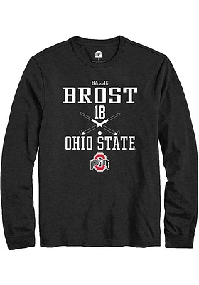 Hallie Brost Ohio State Buckeyes Rally NIL Sport Icon Long Sleeve T Shirt