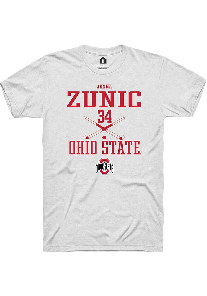 Jenna Zunic Ohio State Buckeyes Rally NIL Sport Icon Short Sleeve T Shirt