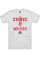 Jenna Zunic Ohio State Buckeyes Rally NIL Sport Icon Short Sleeve T Shirt