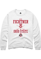 Katie Fichtner Rally Ohio State Buckeyes Mens NIL Sport Icon Long Sleeve Crew Sweatshirt