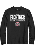 Katie Fichtner Ohio State Buckeyes Rally NIL Stacked Box Long Sleeve T Shirt