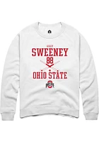 Lilly Sweeney Rally Ohio State Buckeyes Mens NIL Sport Icon Long Sleeve Crew Sweatshirt