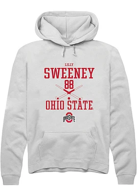 Lilly Sweeney Rally Ohio State Buckeyes Mens NIL Sport Icon Long Sleeve Hoodie