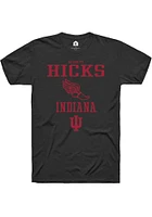 Garrett Hicks Indiana Hoosiers Rally NIL Sport Icon Track Short Sleeve T Shirt