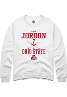 Loryn Jordon Rally Ohio State Buckeyes Mens NIL Sport Icon Long Sleeve Crew Sweatshirt