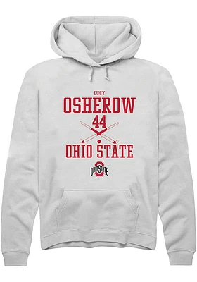 Lucy Osherow Rally Ohio State Buckeyes Mens NIL Sport Icon Long Sleeve Hoodie