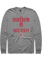 Lucy Osherow  Ohio State Buckeyes Graphite Rally NIL Sport Icon Long Sleeve T Shirt