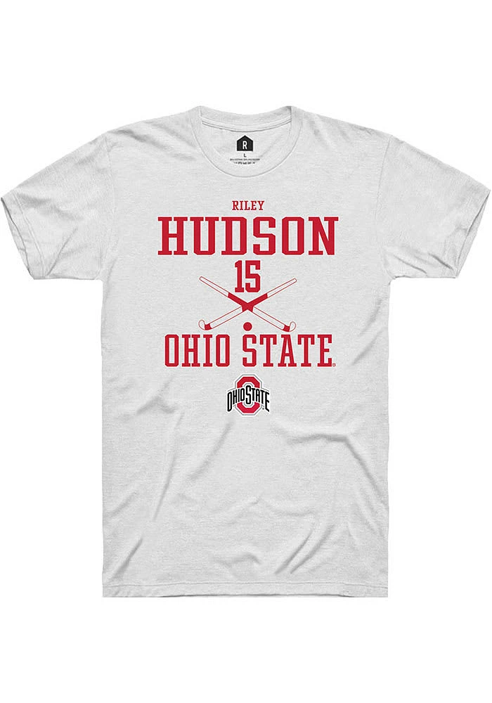 Riley Hudson Ohio State Buckeyes Rally NIL Sport Icon Short Sleeve T Shirt